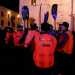 I Cavalieri attendono l'arrivo della tradizionale fiaccolata dei podisti